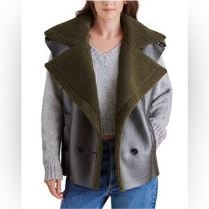 Steve Madden Women’s Small Fawn Faux Leather Vest